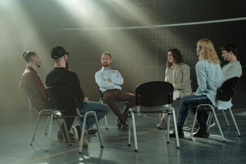 groupe de parole assis en cercle